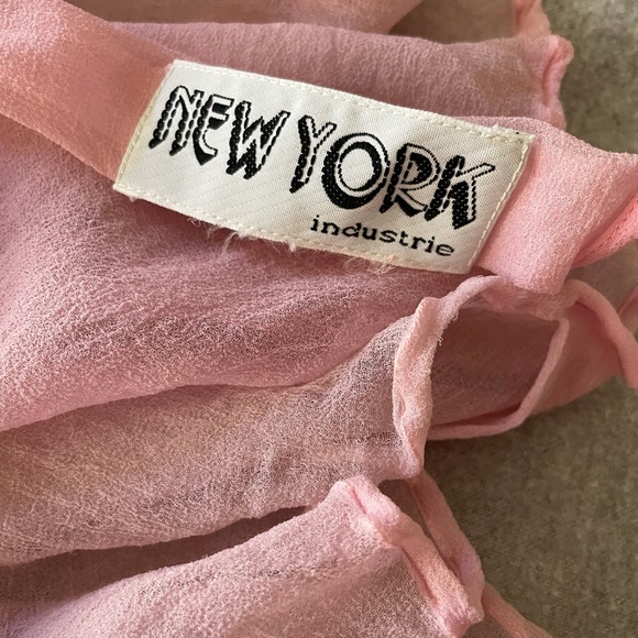 Clueless inspired blouse oversized sheer pastel pink - Picture 14 of 14